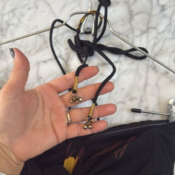 Free People Sunflower Maxi Dress Sz M - Picture 9 of 13